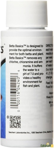 Seachem Betta Basics Bettalar İçin Su Düzenleyici 60 Ml