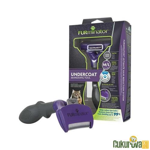 FURMINATOR LONG HAIR UZUN TÜYLÜ KEDİ TARAĞI - M / L