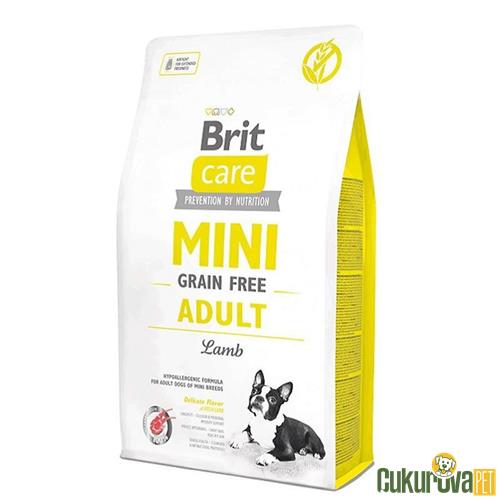 BRIT CARE MINI KUZULU TAHILSIZ YETİŞKİN KÖPEK MAMASI 2 KG