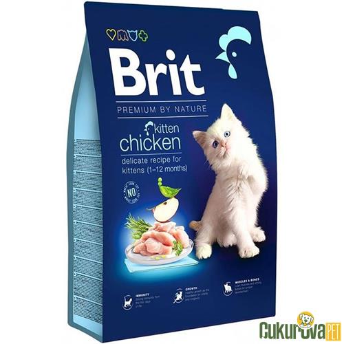 BRIT PREMIUM BY NATURE TAVUKLU YAVRU KEDİ MAMASI 8 KG