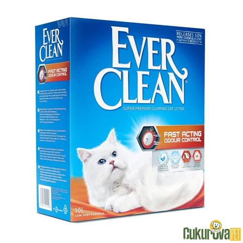 EVER CLEAN FAST ACTING DOĞAL BİTKİ ÖZLÜ HIZLI TOPAKLANAN KEDİ KUMU 10 L