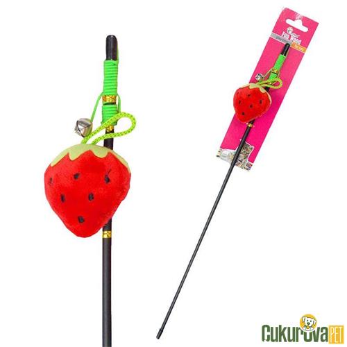 EASTLAND PELUŞ ÇİLEKLİ KEDİ OTLU OLTA OYUNCAĞI 52 CM