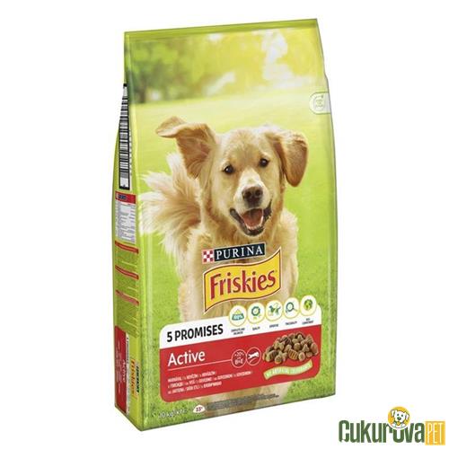 FRISKIES ACTIVE ETLİ YÜKSEK ENERJİ AKTİF KÖPEK MAMASI 10 KG