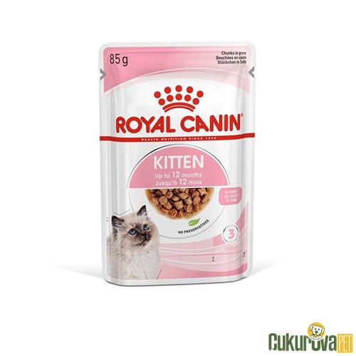 ROYAL CANIN KITTEN GRAVY YAVRU KEDİ YAŞ MAMASI 85 GR 
