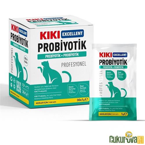 KIKI EXCELLENT KEDİLER İÇİN TOZ PREBİYOTİK + PROBİYOTİK 1 GR