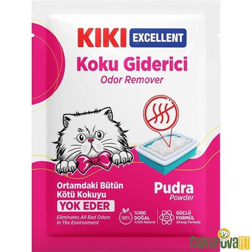 KIKI EXCELLENT KEDİ KUMU KOKU GİDERİCİ PUDRA KOKULU 25 GR