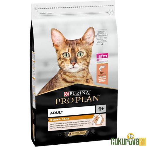 PRO PLAN DERMA CARE SOMONLU TÜY YUMAĞI ÖNLEYİCİ YETİŞKİN KEDİ MAMASI 3 KG