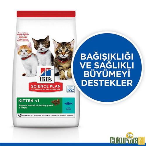 HILL'S SCIENCE PLAN HEALTHY DEVELOPMENT TON BALIKLI YAVRU KEDİ MAMASI 5 KG + 2 KG HEDİYE!