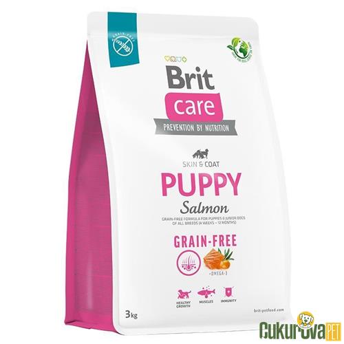 BRIT CARE PUPPY SOMONLU TAHILSIZ YAVRU KÖPEK MAMASI 3 KG