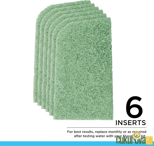 Fluval Phosphate 306/307 - 406/407 İçin Fosfat Giderici Filtre Süngeri 6 Adet