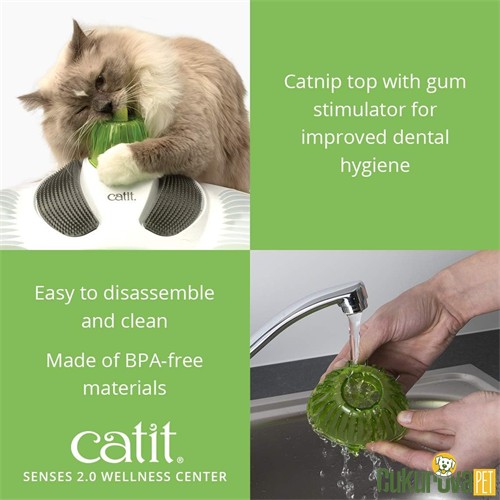Catit Senses 2.0 Wellness Center Kedi Aktivite ve Zeka Oyuncağı 50 x 15 x 45 Cm