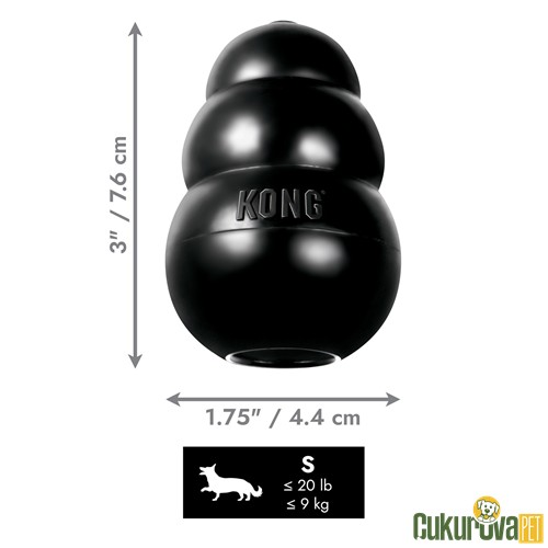 Kong Extreme Sert Kauçuk Köpek Oyuncağı 7 Cm