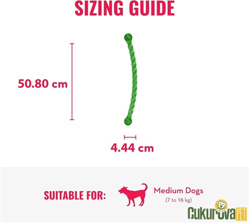 Kong Safetix Termoplastik Köpek Oyuncağı Karışık Renkli - M / 50.8 Cm