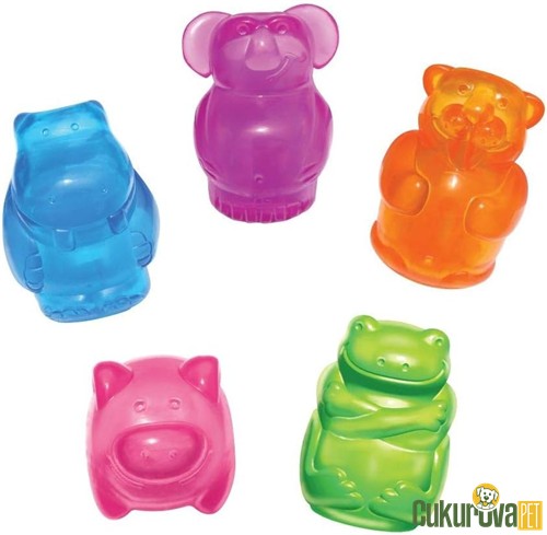 Kong Squeezz Jels Sesli Köpek Oyuncağı Karışık Renkli - L / 9.5 Cm