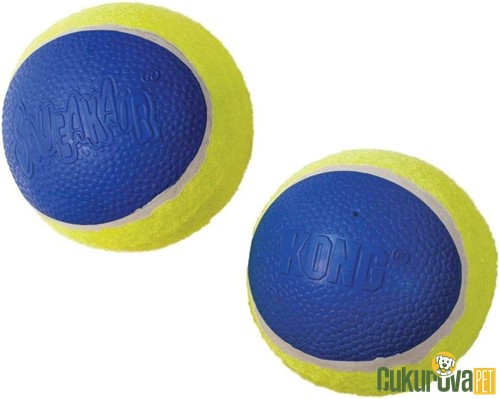 Kong Squekair Top Köpek Oyuncağı 3 Adet - 6 Cm
