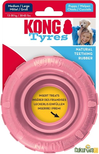 Kong Tyres Puppy Yavru Köpek Oyuncağı M / L- 11.4 Cm