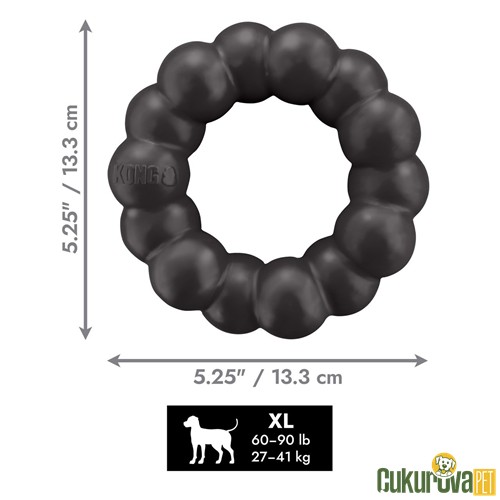 Kong Extreme Sert Kauçuk Köpek Oyuncağı Xl - 13 Cm