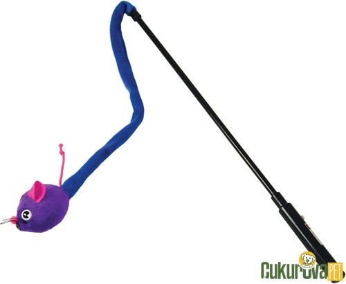 Kong Lazerli Kedi Oltası Karışık Renkli 45 Cm