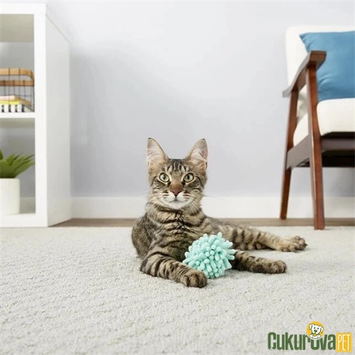 Kong Active Mi̇krofi̇ber Peluş Kedi Topu Karışık Renki 4.5 Cm - 1 Adet