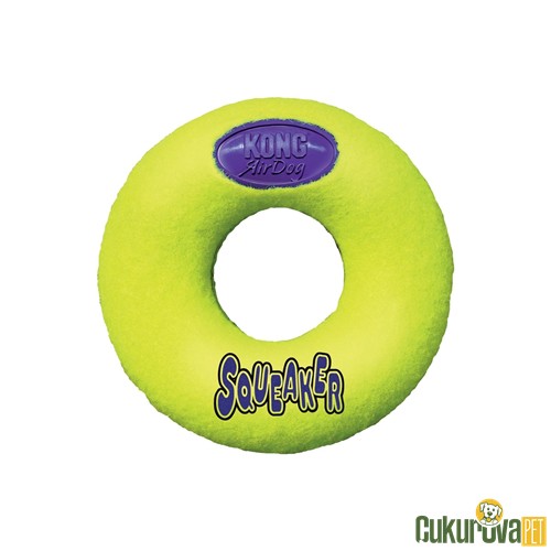 Kong Air Dog Donut Şeklinde Kumaş Köpek Oyuncağı M - 12 Cm