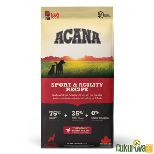 ACANA SPORT AGILITY YÜKSEK ENERJİLİ KÖPEK MAMASI 17 KG