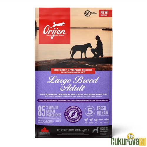 ORIJEN ADULT LARGE BREED TAHILSIZ BÜYÜK IRK YETİŞKİN KÖPEK MAMASI 11.4 KG