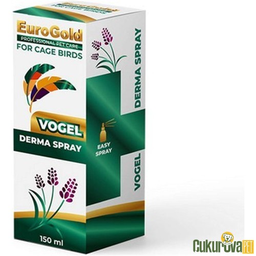 EUROGOLD VOGEL DERMA KUŞLAR İÇİN DERİ VE TÜY BAKIM SPREYİ 150 ML