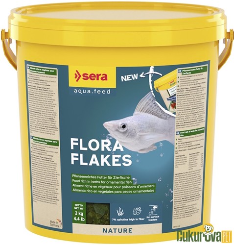 Sera Flora Flakes Pul Yem 10 L