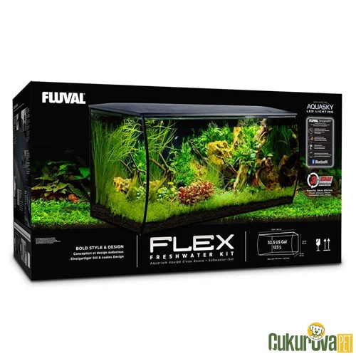 FLUVAL FLEX AKVARYUM 123 L - SİYAH