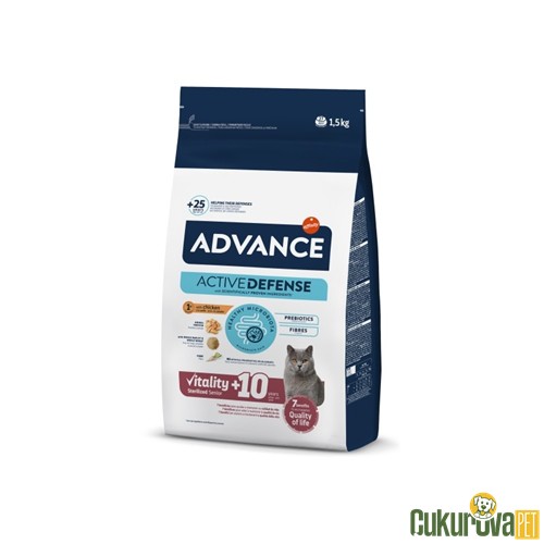 ADVANCE STERILISED TAVUKLU YAŞLI KEDİ MAMASI 1.5 KG