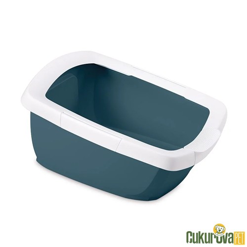 Imac Açık Kedi Tuvaleti Funny - Açık Petrol 65 x 47.5 x 33 Cm