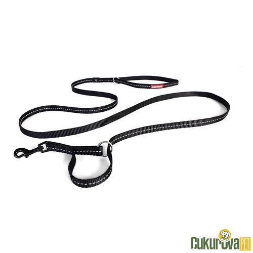 Ezydog Köpek Gezdi̇rme Kayışı Leash Vario 4 Lite 185 Cm - Si̇yah
