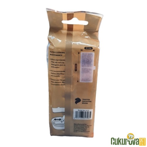 Aclium Kedi & Köpek Su Şelalesi Filtresi 3'lü