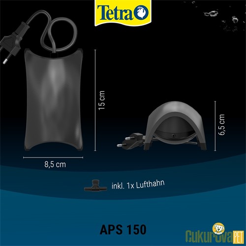 Tetra APS 150 Akvaryum Hava Motoru Siyah