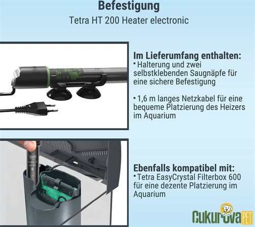 Tetra HT 200 W Akvaryum Isıtıcısı