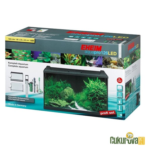 Eheim Aquapro Led 126 Akvaryum Seti Siyah - 126 L