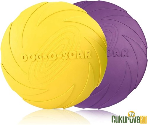 Trixie Yüzen Naturel Kauçuk Frizbi Köpek Oyuncağı Karışık Renkli - 18 Cm