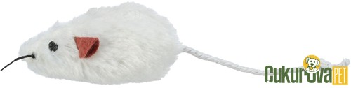 Trixie Tüylü Sesli Peluş Fare Kedi Oyuncağı 9 Cm