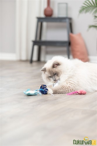 Trixie Catnipli Deniz Canlıları Peluş Kedi Oyuncağı Karışık Çeşitli 5 - 8 Cm - 1 Adet