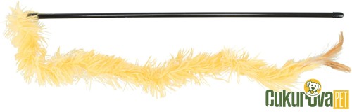 Trixie Peluş Kuyruklu Kedi Oltası Karışık Renkli 48 Cm
