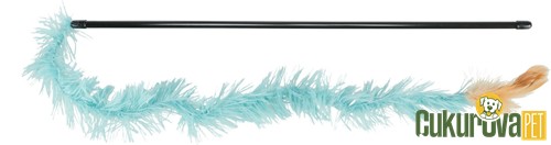 Trixie Peluş Kuyruklu Kedi Oltası Karışık Renkli 48 Cm