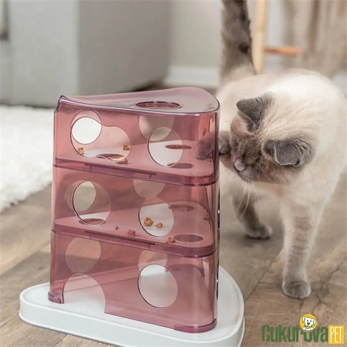 Trixie Cheese Tower Kedi Aktivite ve Zeka Oyuncağı 32 x 32 Cm