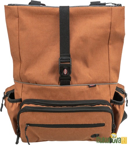 Trixie Ralltop Tasma Sistemli Sırt ve Bel Çantası Kahverengi - 39 x 7 x 24 / 32.5 Cm