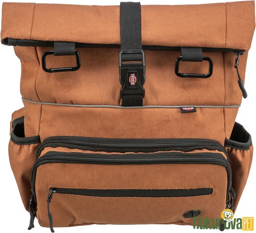 Trixie Ralltop Tasma Sistemli Sırt ve Bel Çantası Kahverengi - 39 x 7 x 24 / 32.5 Cm