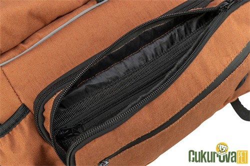 Trixie Ralltop Tasma Sistemli Sırt ve Bel Çantası Kahverengi - 39 x 7 x 24 / 32.5 Cm