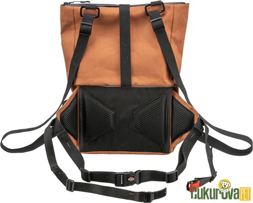 Trixie Ralltop Tasma Sistemli Sırt ve Bel Çantası Kahverengi - 39 x 7 x 24 / 32.5 Cm