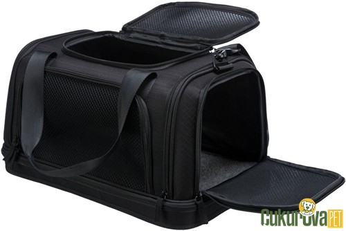 Trixie Airline Carrier Kedi & Köpek Taşıma Çantası Siyah - 28 x 25 x 44 Cm