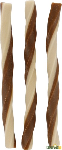 Flamingo Duetto Twisted Sticks Kuzulu ve Pirinçli Köpek Ödül Çubuğu 85 Gr