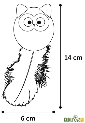 Flamingo Winny Tüylü Baykuş Peluş Kedi Oyuncağı 14 Cm