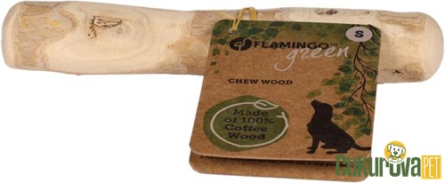 Flamingo Java Çubuklu Çiğneme Tahtası Köpek Oyuncağı S - Açık Kahverengi